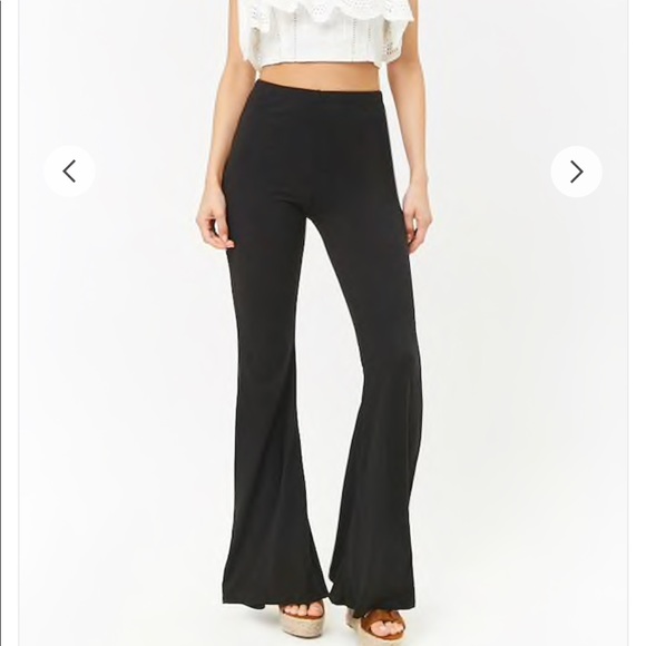 black flare pants forever 21